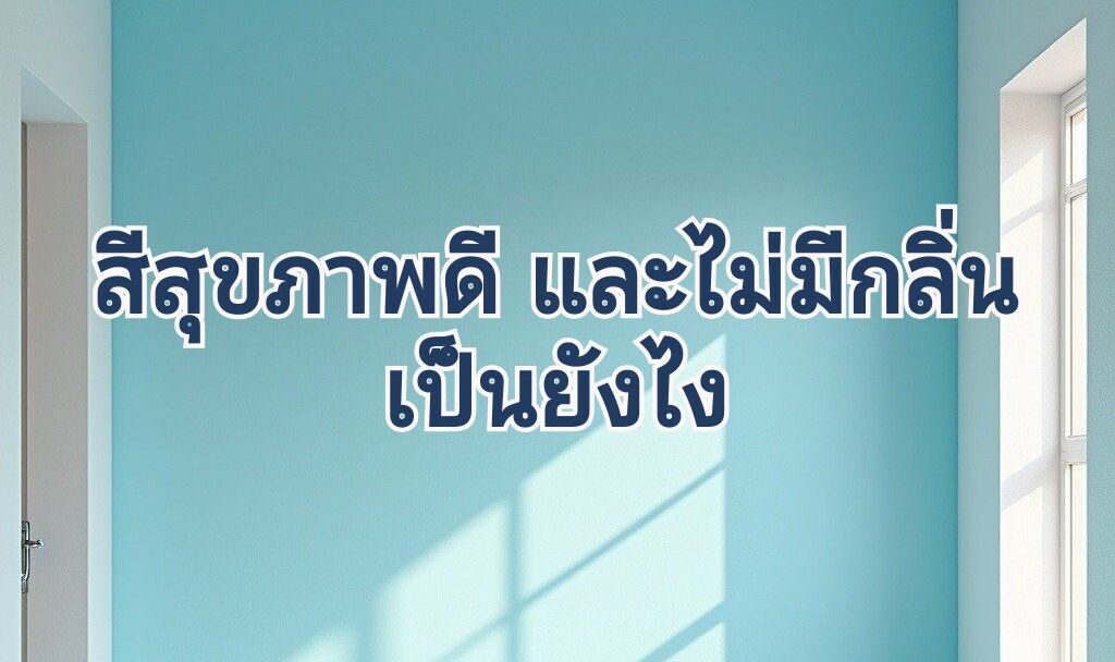 สีสุขภาพดี ไม่มีกลิน