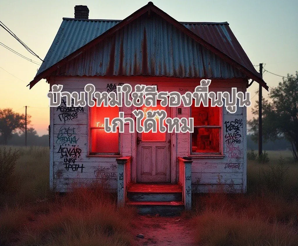 สีรองพื้นปูนเก่าดียังไง