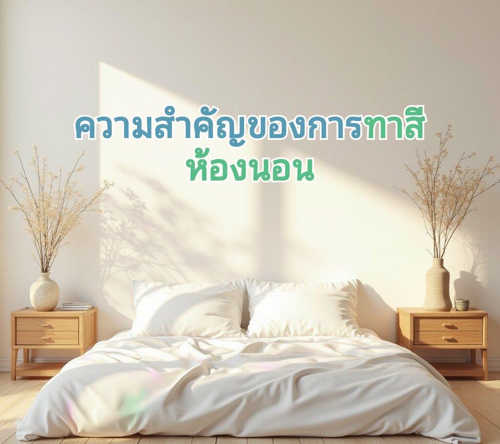 ทาสีภายในห้องนอน