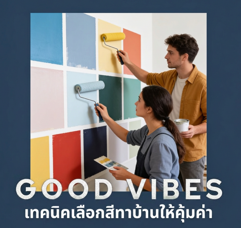 เทคนิคเลือกสีทาบ้านให้คุ้มค่า