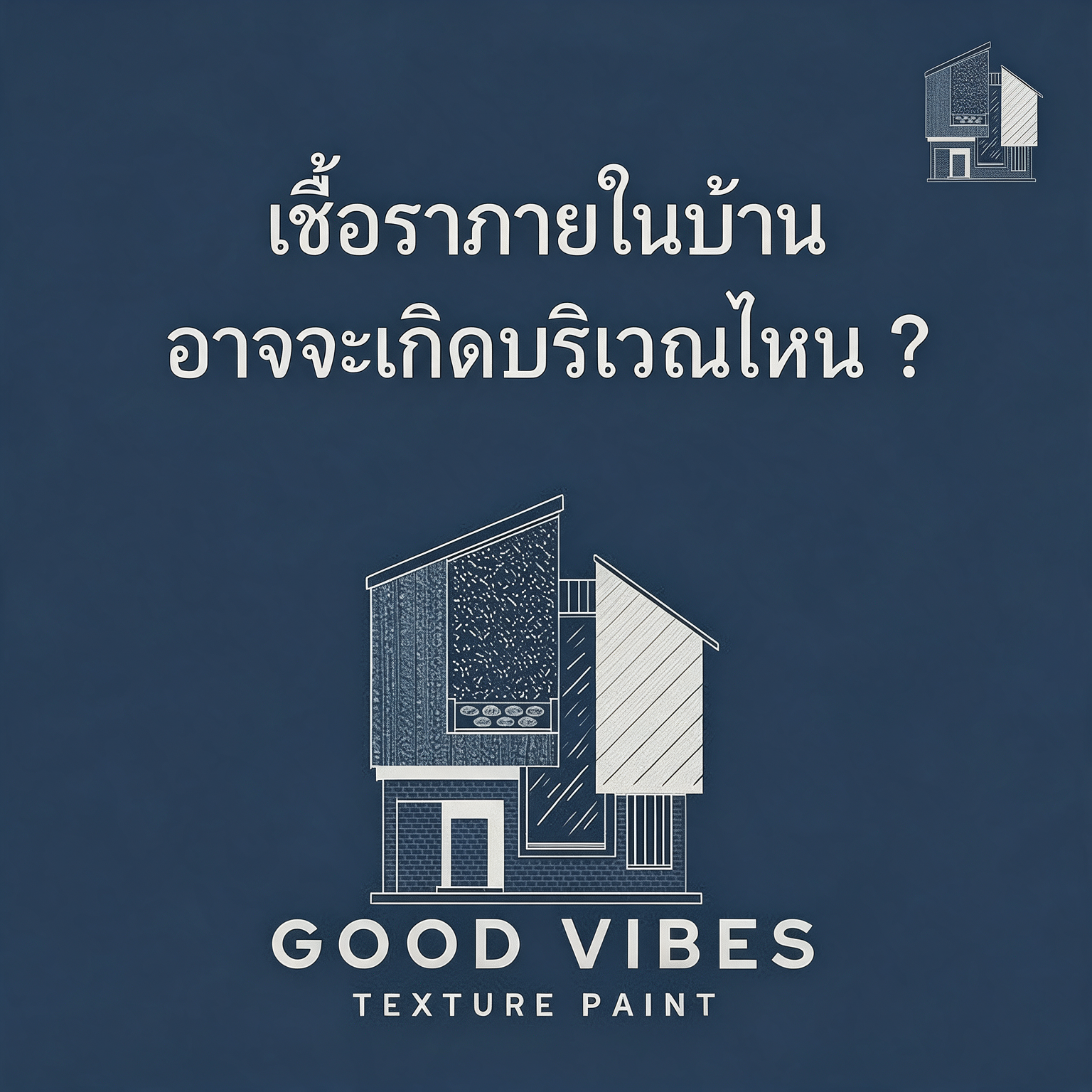 ผนังมีเชื้อรามาก